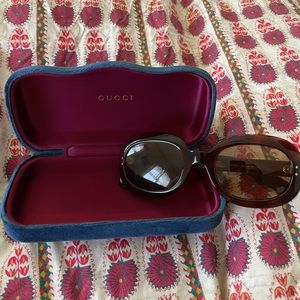 Gucci tortoise sunglasses